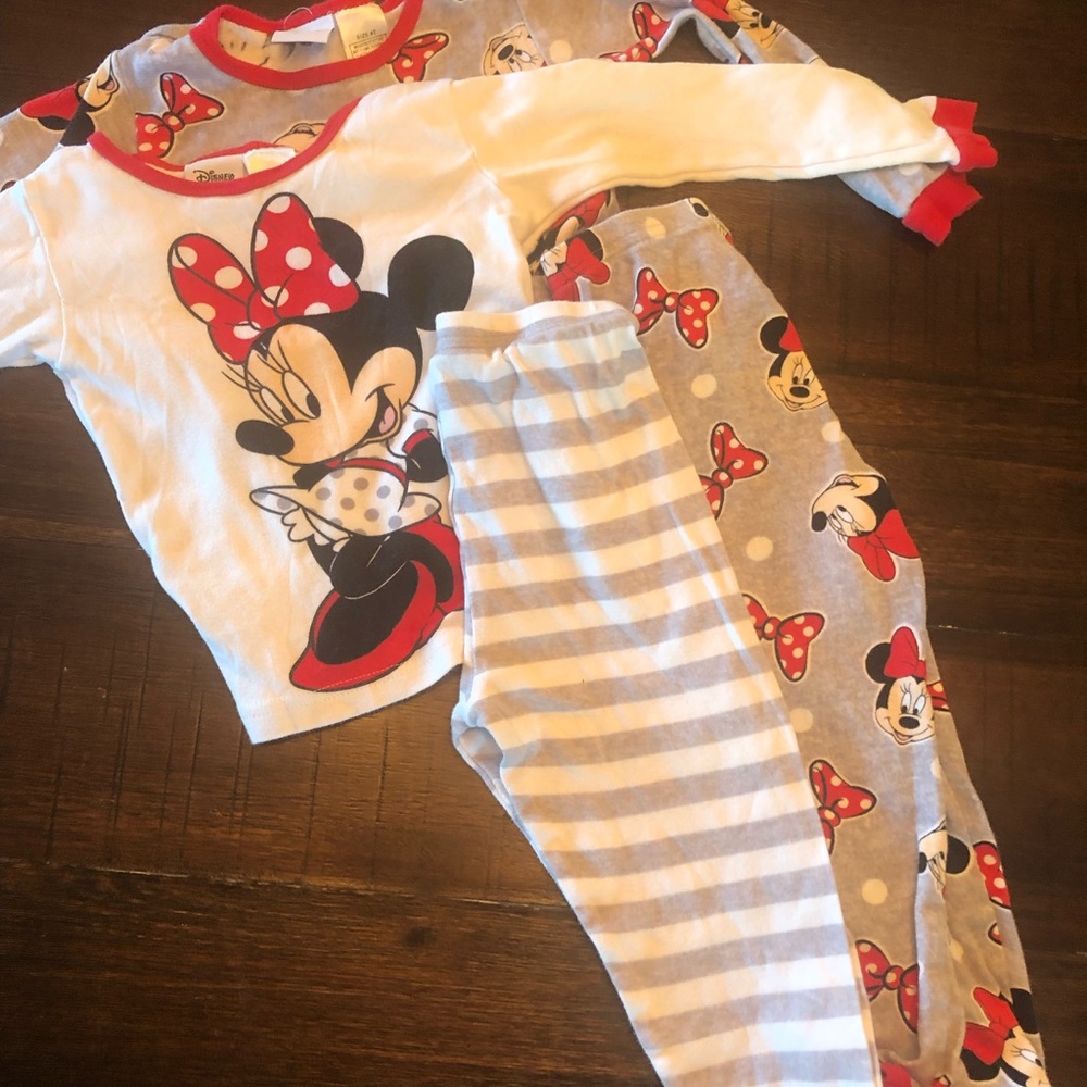 2 sets of  Minnie Mouse pajamas